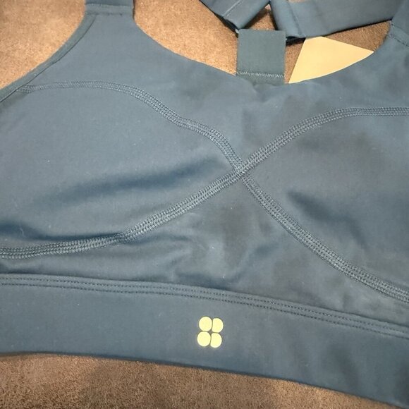 Sweaty Betty Running Sports Bra Zero Gravity Women’s Small Blue - Picture 3 of 7